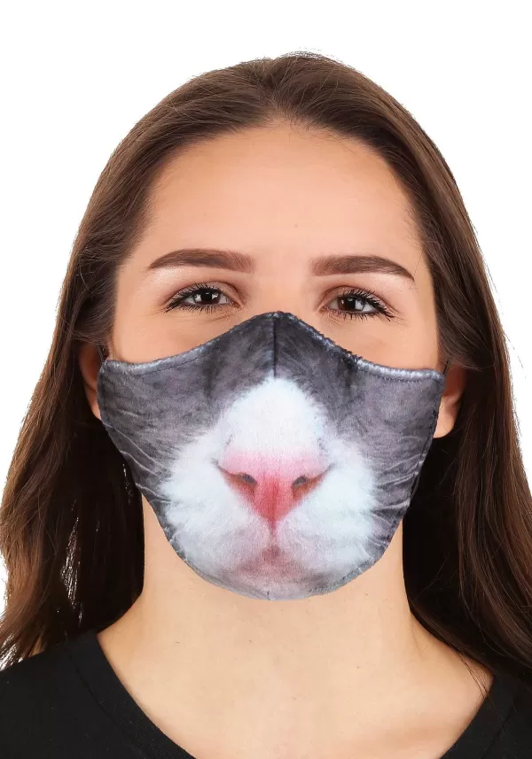 Discount Adult'S Cat Sublimated Face Mask Face Masks