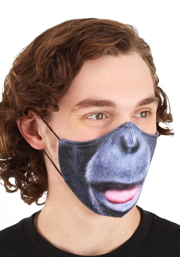 Fashion Adult'S Gorilla Sublimated Face Mask Face Masks