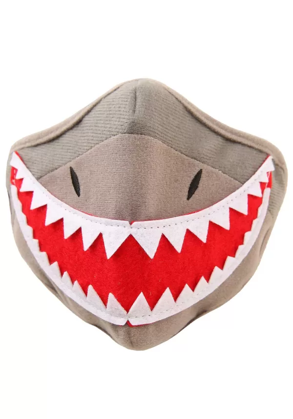 Online Adult'S Shark Sublimated Face Mask Face Masks