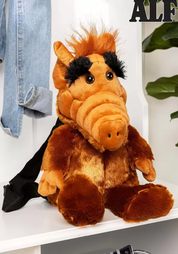 Clearance Alf Plush Doll Backpack Purses
