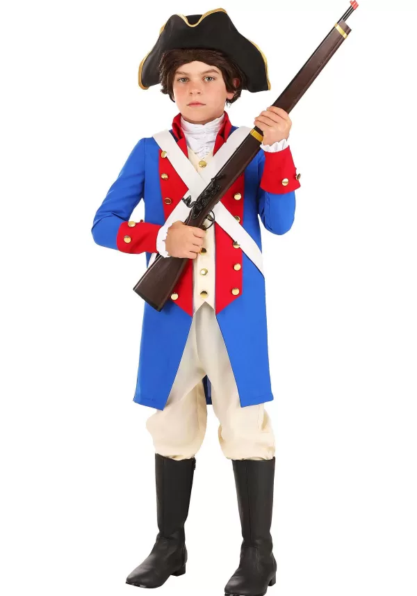 Online American Revolution Soldier Costume For Kids Boy Costumes