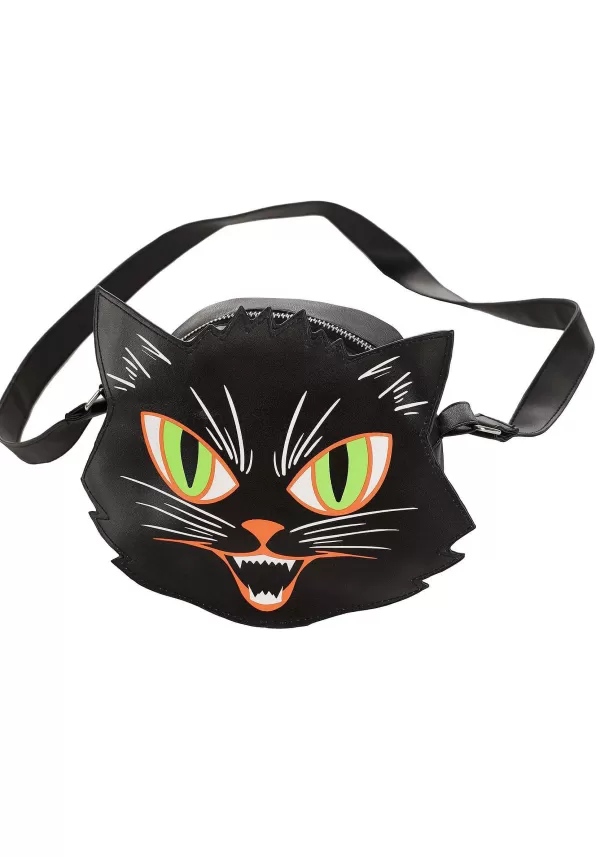 Outlet Angry Black Cat Purse Halloween Clothes