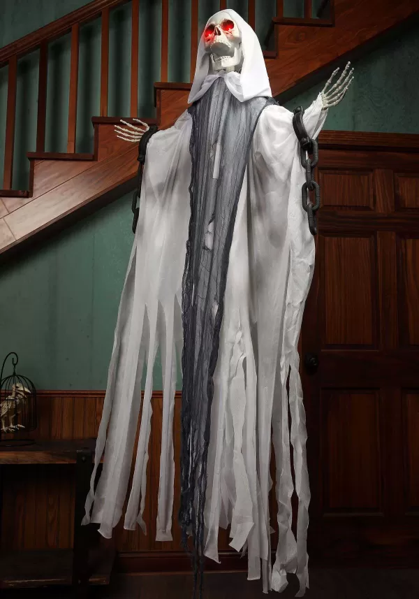 New Animated 5 Foot Ghost Prop Animatronics