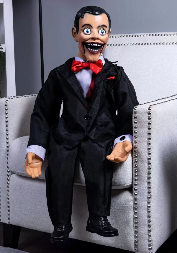 Sale Animated Creepy Ventriloquist Dummy Decoration Animatronics