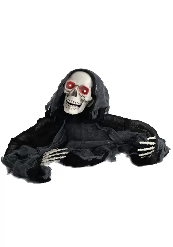Cheap Animated Half Body Skeleton Decoration Animatronics