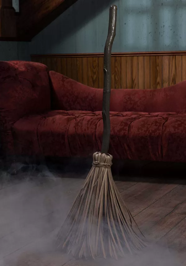 Online Animatronic Enchanted Magical Dancing Broom Decoration Animatronics
