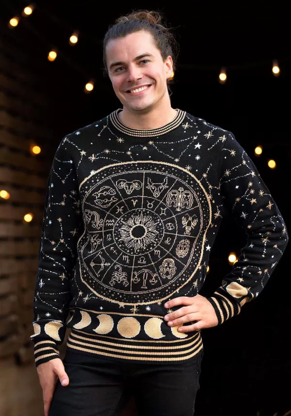 Hot Astrology Signs Halloween Sweater For Adults Halloween Clothes