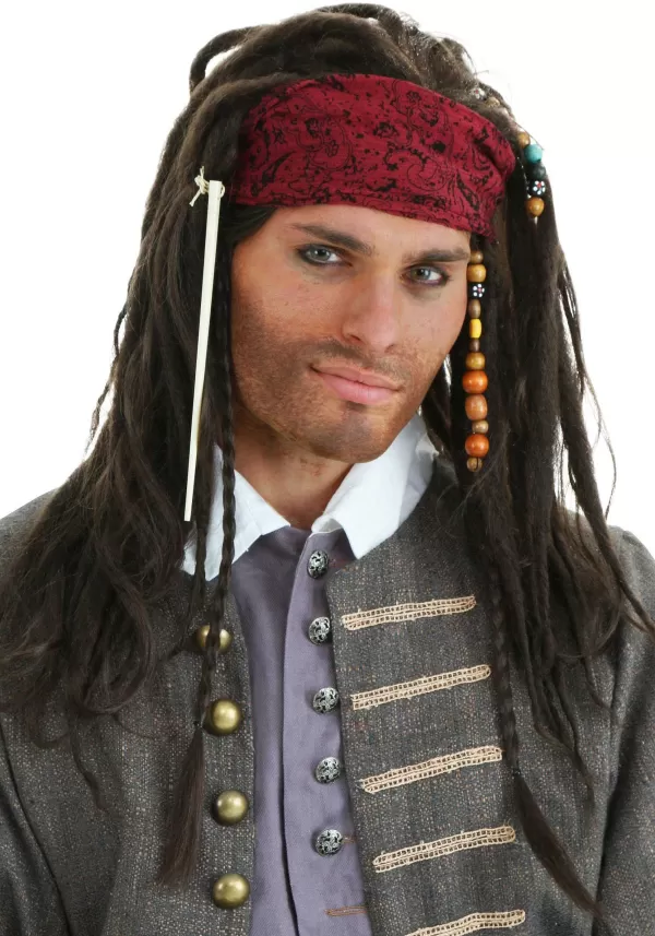 Shop Authentic Pirate Wig For Adults Wigs
