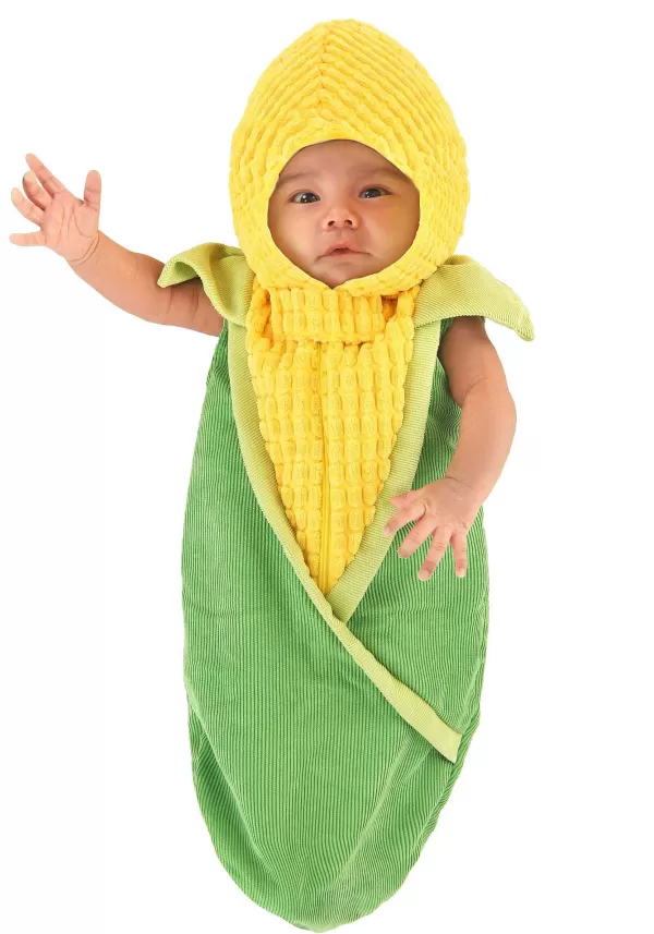 Hot Aww Shucks Corn On The Cob Costume Bunting For Infants Baby Costumes