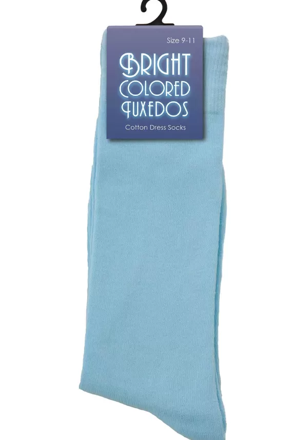 Clearance Baby Blue Dress Socks Socks / Slippers