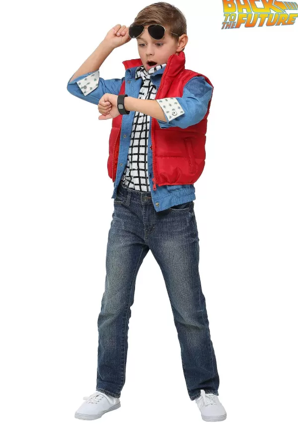 Shop Back To The Future Child Marty Mcfly Costume Boy Costumes
