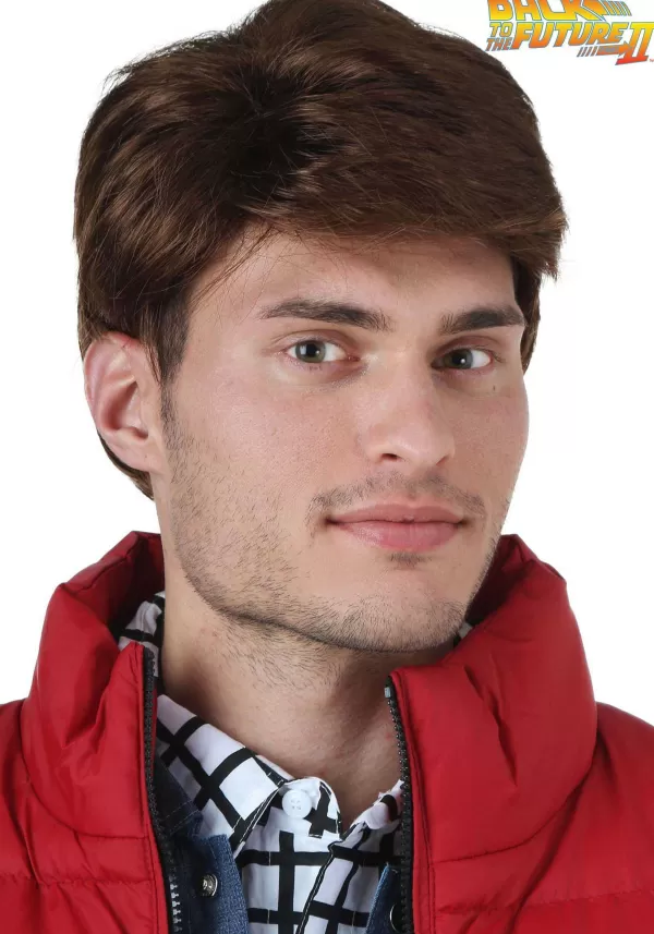 Clearance Back To The Future Marty Mcfly Wig Accessory Wigs