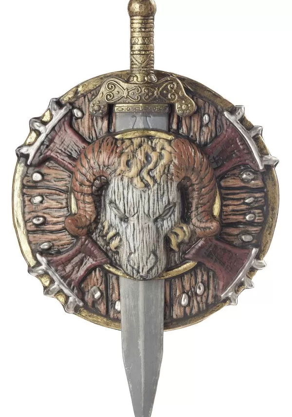 Fashion Barbarian Combat Shield And Sword Toy Weapons