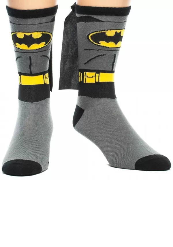 Store Batman Cape Crew Socks For Men Socks / Slippers
