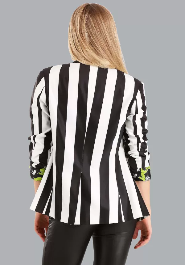 Best Sale Beetlejuice Women'S Suit Blazer Halloween Clothes
