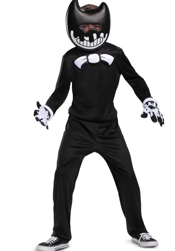 Hot Bendy & The Ink Machine Ink Bendy Kid'S Costume Teen Costumes