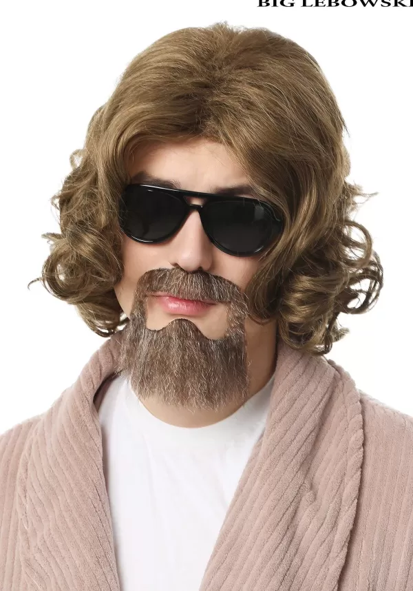 Sale Big Lebowski Adult The Dude Wig And Beard Kit Accessory Kits
