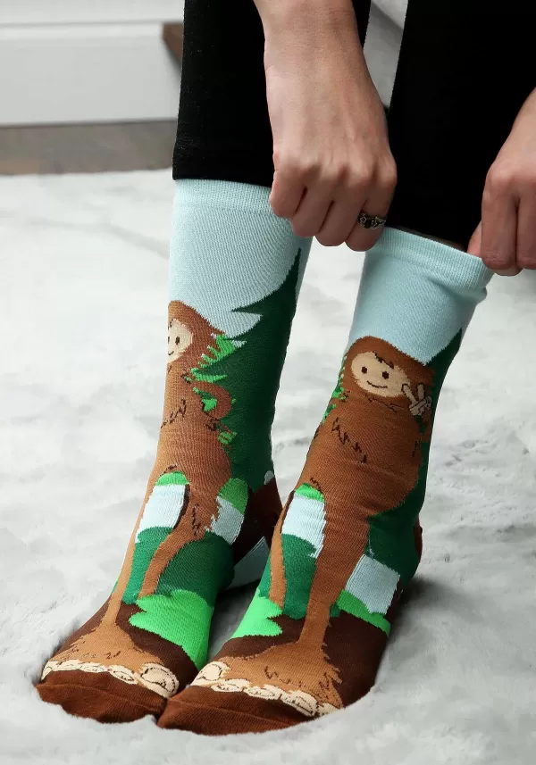 Sale Bigfoot Socks For Adults Halloween Clothes