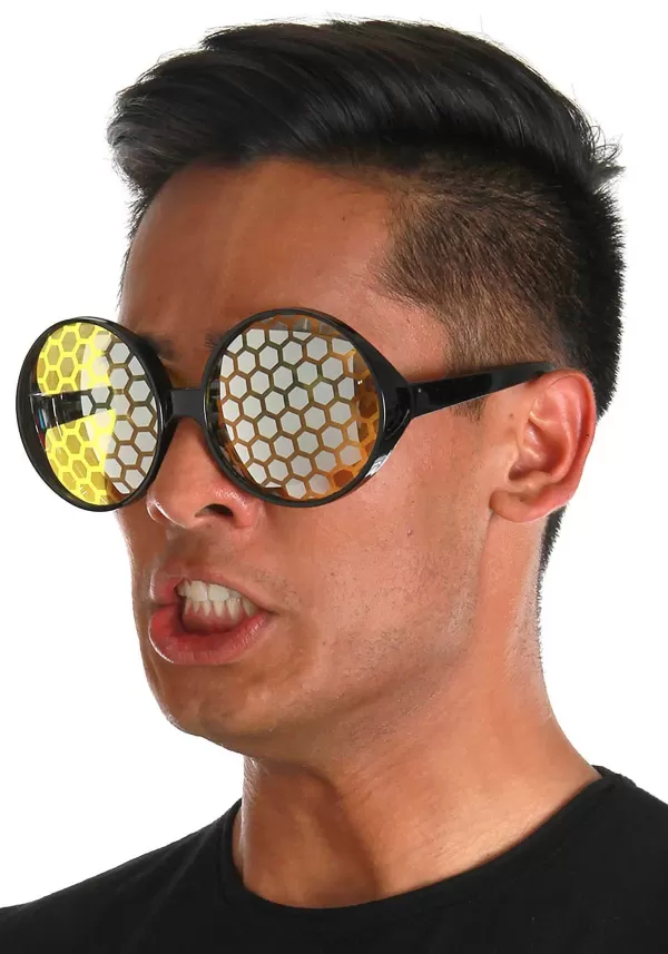 Cheap Black & Yellow Bug Eyes Glasses Glasses / Sunglasses
