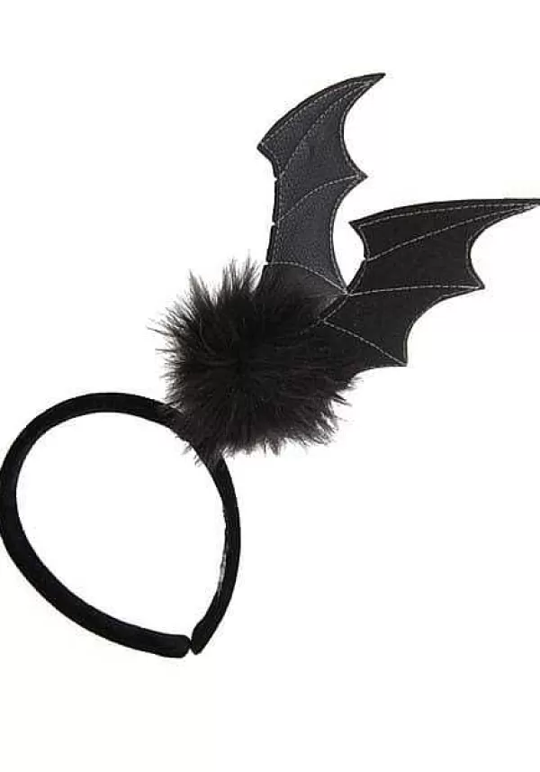 Fashion Black Bat Springy Headband Costume Accessory Headbands