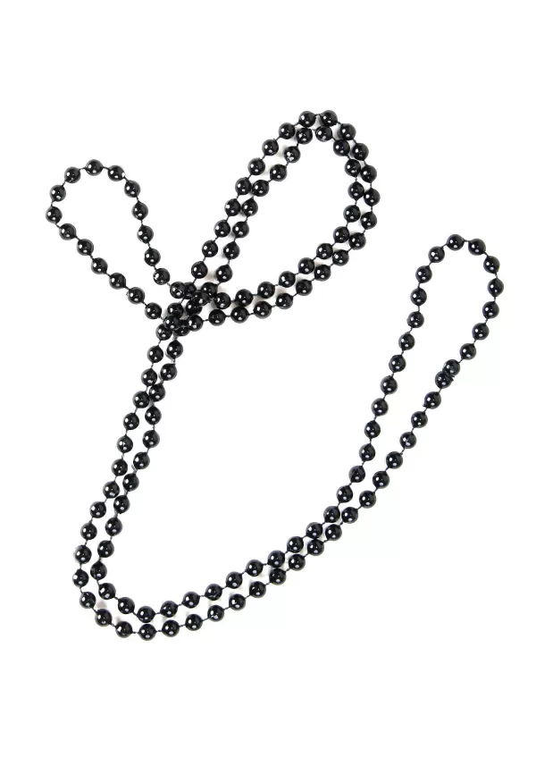 Cheap Black Flapper Beads Costume Jewelry