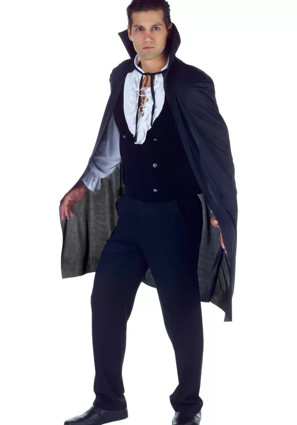 Fashion Black High Collar Cape Capes