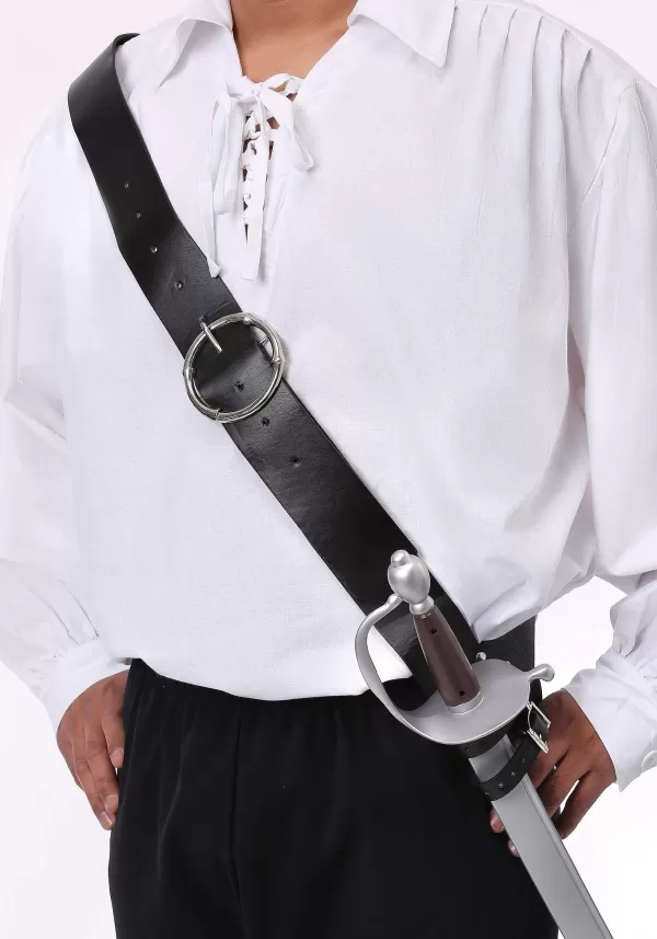 Discount Black Shoulder Strap Sword Holder Belts