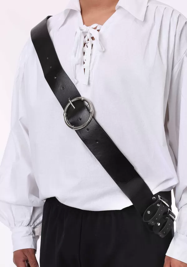 Discount Black Shoulder Strap Sword Holder Belts