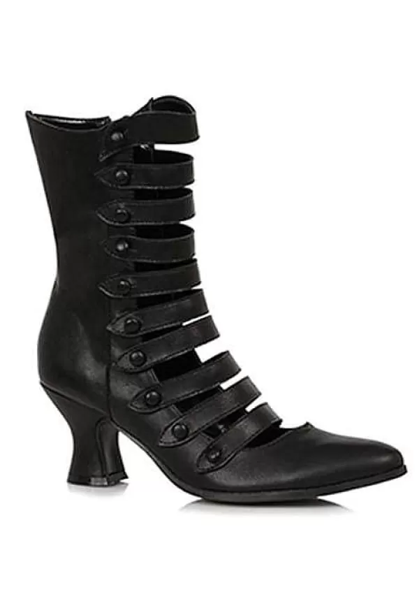 Store Black Vintage Strap Boots For Women Boots/Shoes