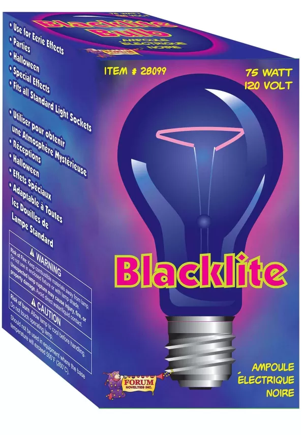 Store Blacklite Black Light Bulb Decoration Halloween Lights