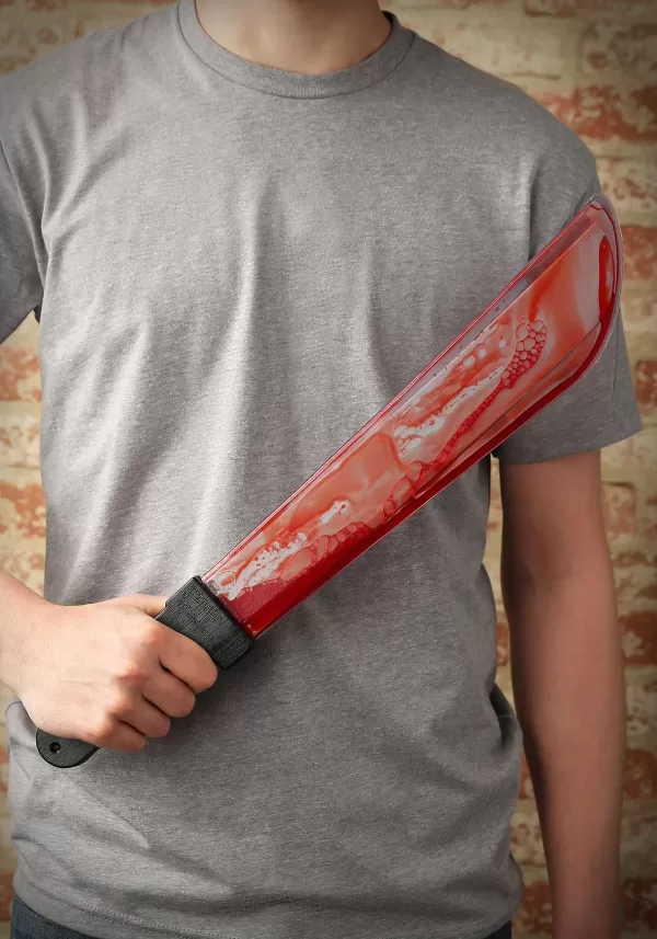 Store Bleeding Machete Knife Toy Weapons