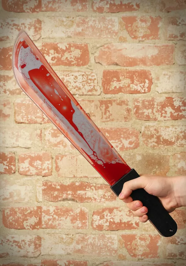 Store Bleeding Machete Knife Toy Weapons
