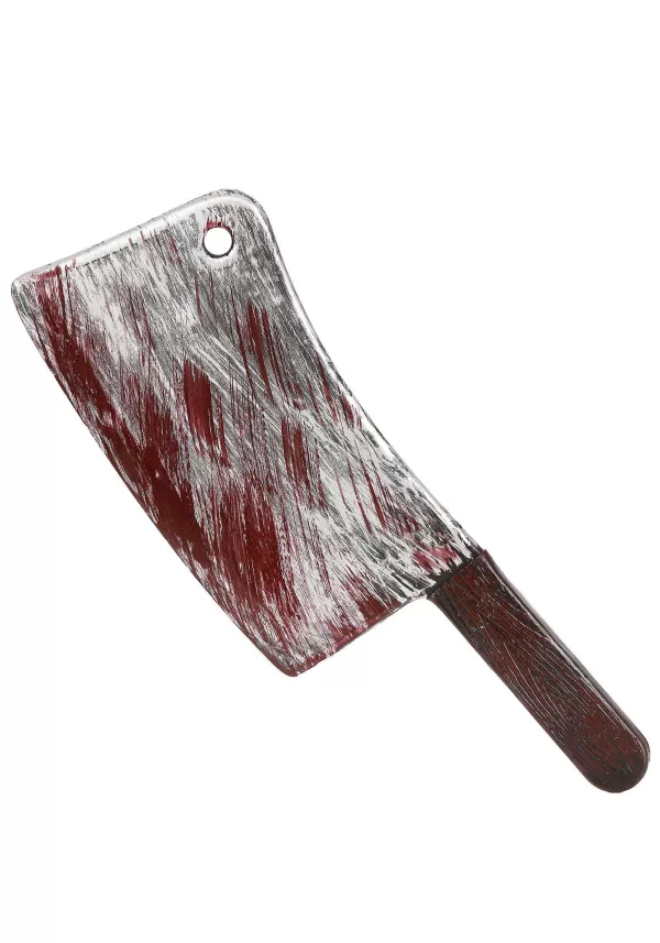 Outlet Bloody Butcher Cleaver Prop Weapon Toy Weapons