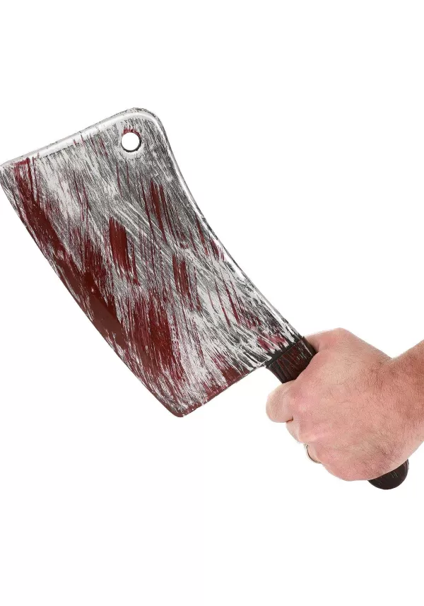 Outlet Bloody Butcher Cleaver Prop Weapon Toy Weapons