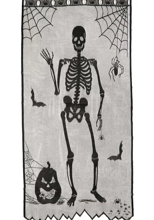 Cheap Bony Buddy Skeleton Door Curtain Halloween Decoration Door Decorations