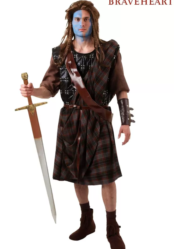 Hot Braveheart William Wallace Costume For Men Men'S Costumes