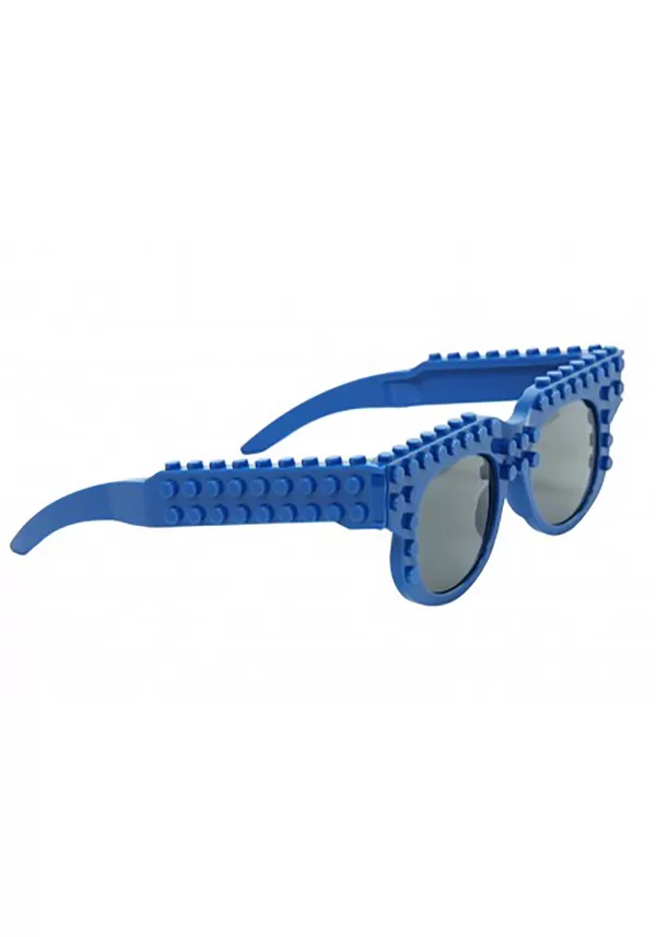 Sale Bricky Blocks Blue Costume Glasses Glasses / Sunglasses