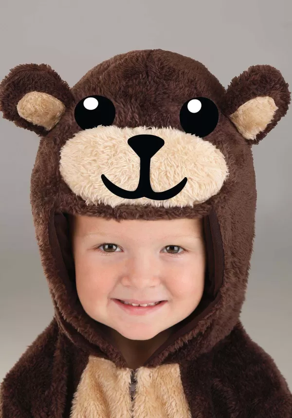 Cheap Brown Bear Jumpsuit Costume For Toddler Toddler Costumes