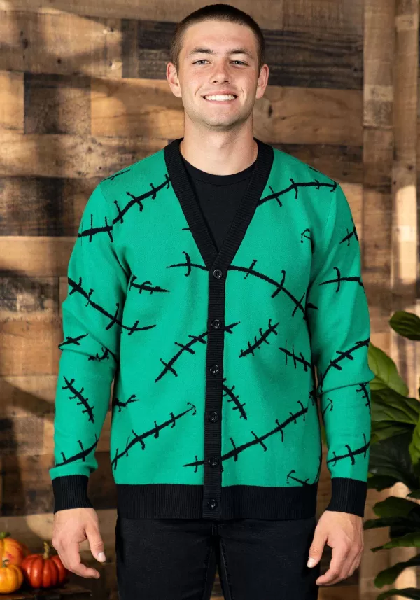 Cheap Frankenstein Adult Cardigan Halloween Clothes