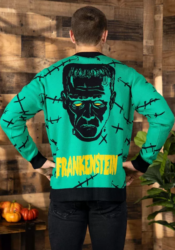 Cheap Frankenstein Adult Cardigan Halloween Clothes