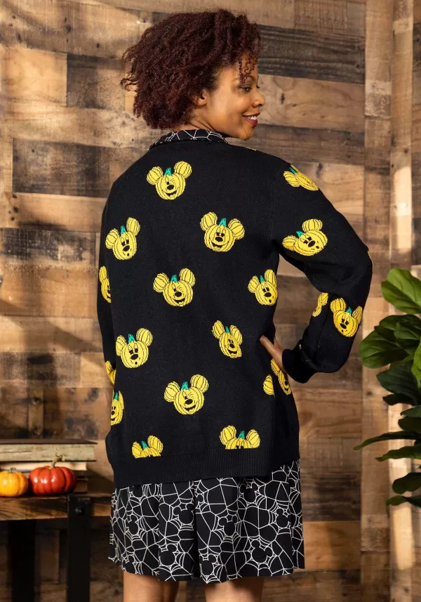 Discount Mickey Pumpkin Adult Cardigan Halloween Clothes