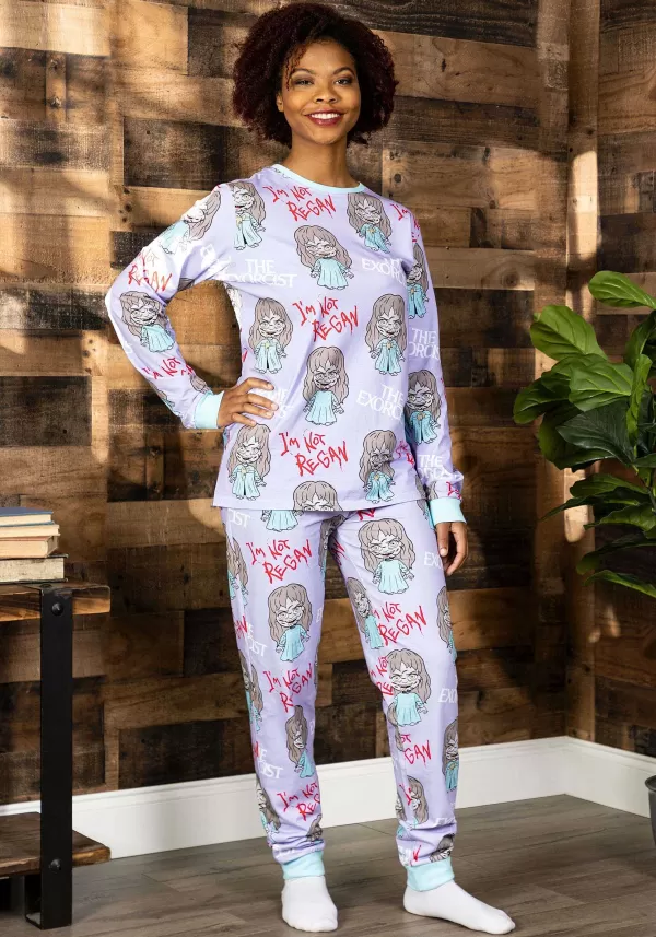 Discount The Exorcist Adult Pajama Set Halloween Clothes