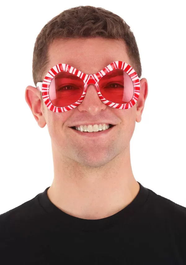 New Candy Cane Mod Glasses Glasses / Sunglasses