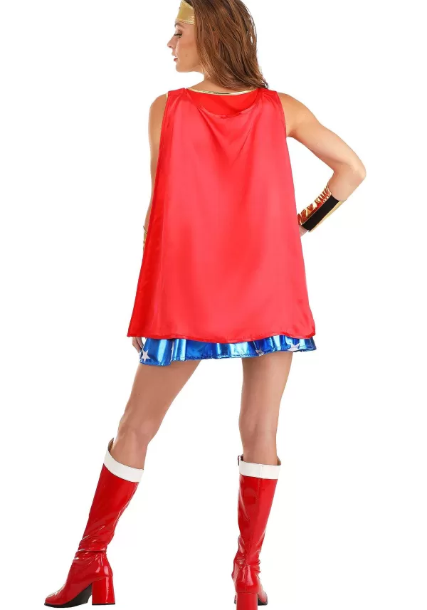 Outlet Caped Wonder Woman Costume For Adults Women'S Costumes