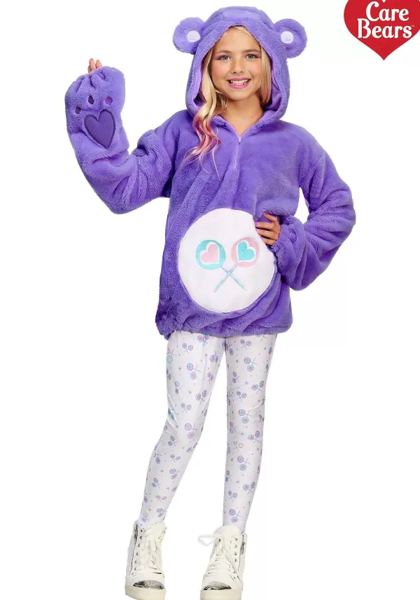 Clearance Care Bears Deluxe Tween Share Bear Hoodie Costume Teen Costumes