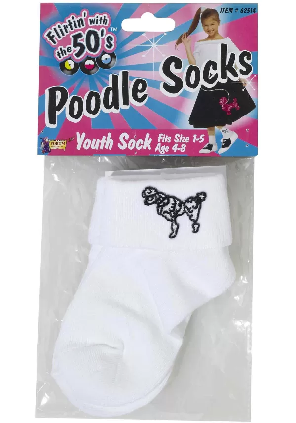 Cheap Child Retro Poodle Socks Socks / Slippers