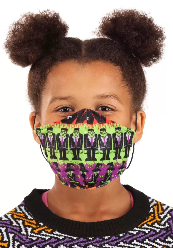 Outlet Child Sublimated Monsters Face Mask Face Masks