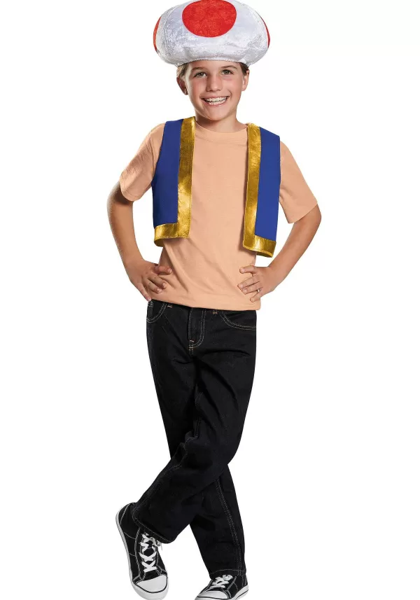 Cheap Child Super Mario Bros. Toad Costume Accessory Kit Accessory Kits
