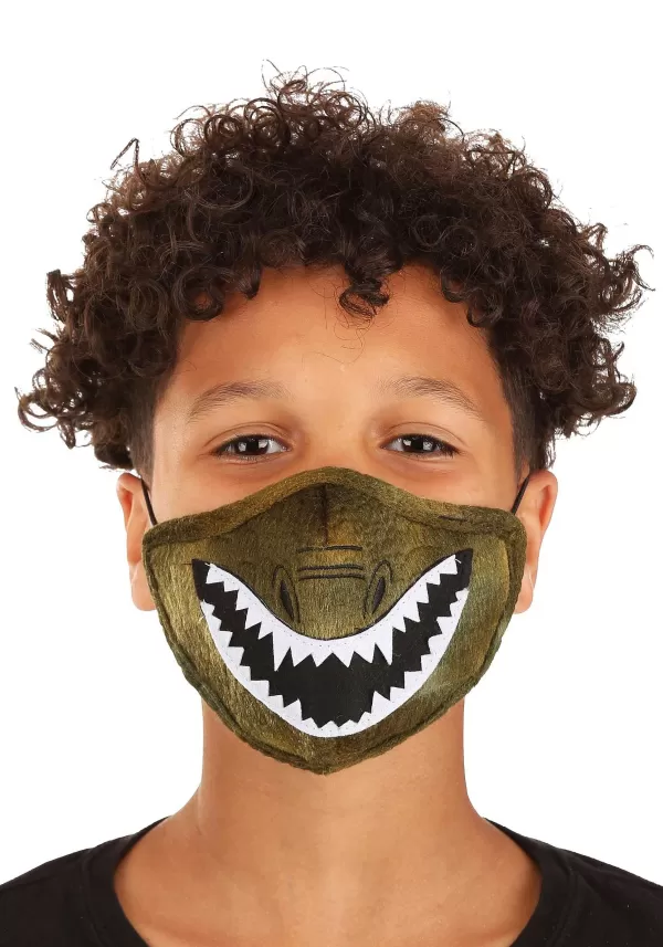 Outlet Child'S Dinosaur Sublimated Face Mask Face Masks
