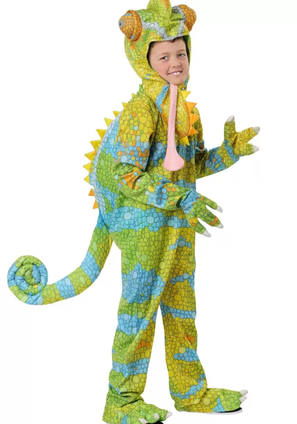 Clearance Childs Realistic Chameleon Costume Boy Costumes
